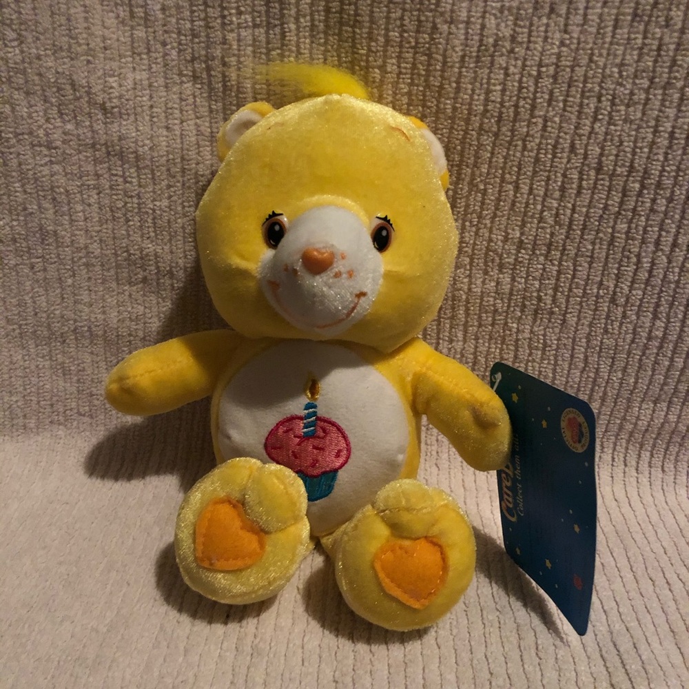 Birthday care bear stuffed plush